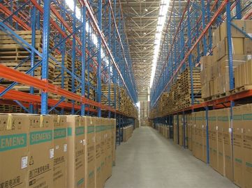Sistema de almacenamiento de Warehouse vertical llano ajustable de los estantes del almacenamiento de la plataforma 5000KG