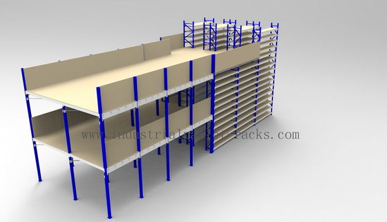 Comprar Maximice el espacio del almacén con el piso de acero mezano Combina con el sistema de estanterías. Fabricación en línea