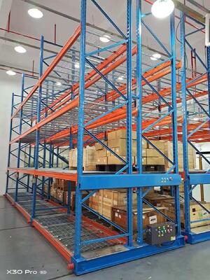comprar Sistema móvil de estantes de paletas. Maximice la capacidad del almacén sin ampliar su instalación. Fabricación en línea