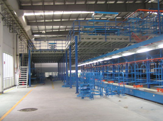 comprar Los pisos de entresuelo industriales azules/grises con doble/triple nivelan, 500kg - 1000kg Fabricación en línea