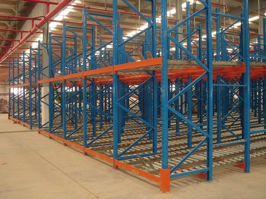 comprar Tormento industrial del flujo de gravedad de la estructura de acero para el almacenamiento del almacén, 1500KG Fabricación en línea