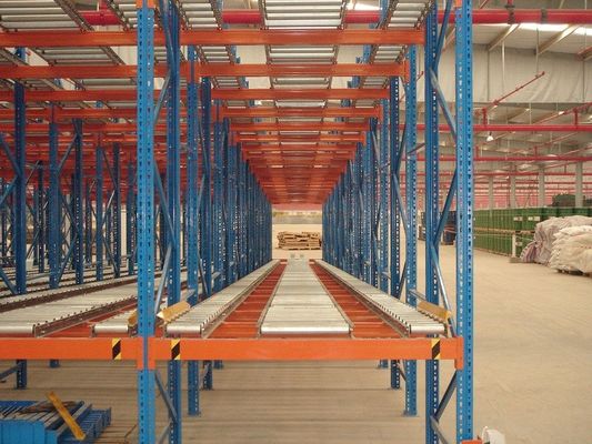 comprar estantes del flujo de gravedad de los productos perecederos, doble - sistemas profundos del tormento de la plataforma Fabricación en línea