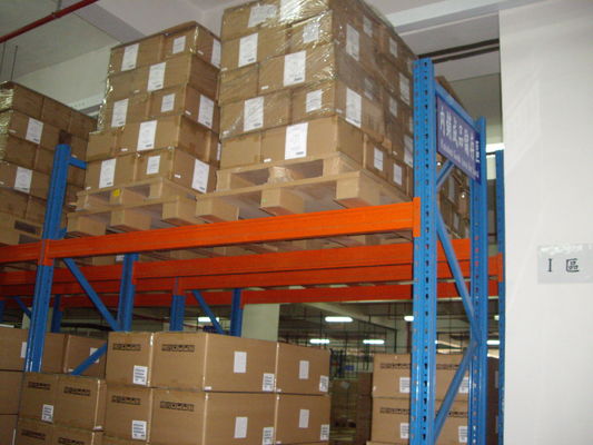 comprar Estante profundo doble modificado para requisitos particulares de la plataforma del deber de Havey del metal con el funcionamiento de la carretilla elevadora Fabricación en línea