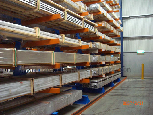 comprar Sistemas voladizos del tormento de Warehouse ambos lado para el tubo de aluminio Fabricación en línea