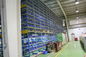 Pisos de entresuelo industriales de varias filas del suelo de acero azules/amarillo con la altura de los 7.5m